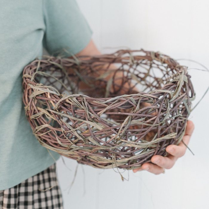 Vintage Woven Fruit Bowl - Large | Rich Hippie Design